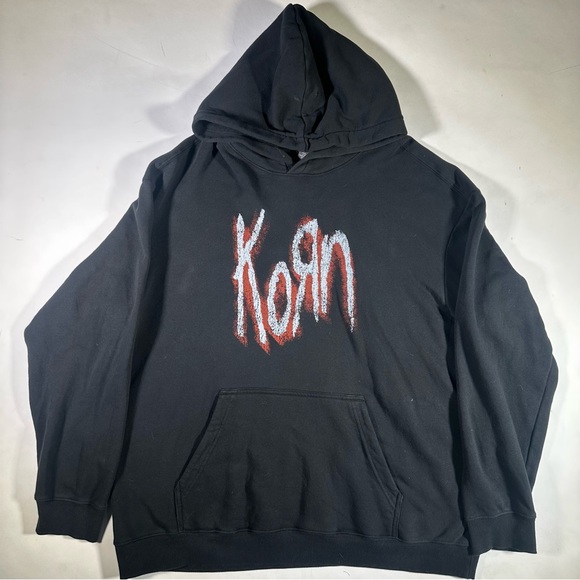 Black Korn Band Hoodie Sweater - Picture 1 of 2